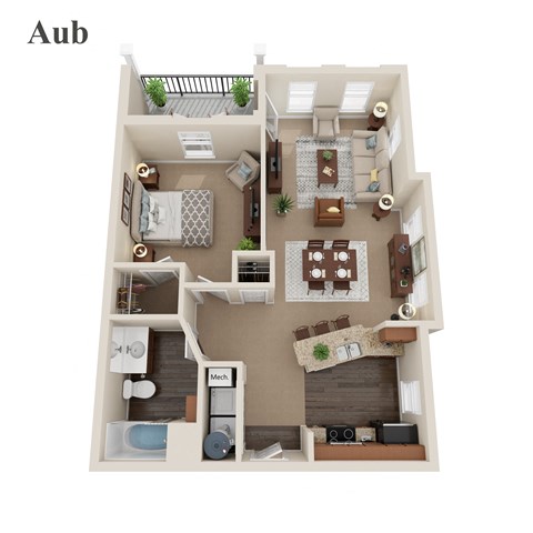 The Aub Floor Plan